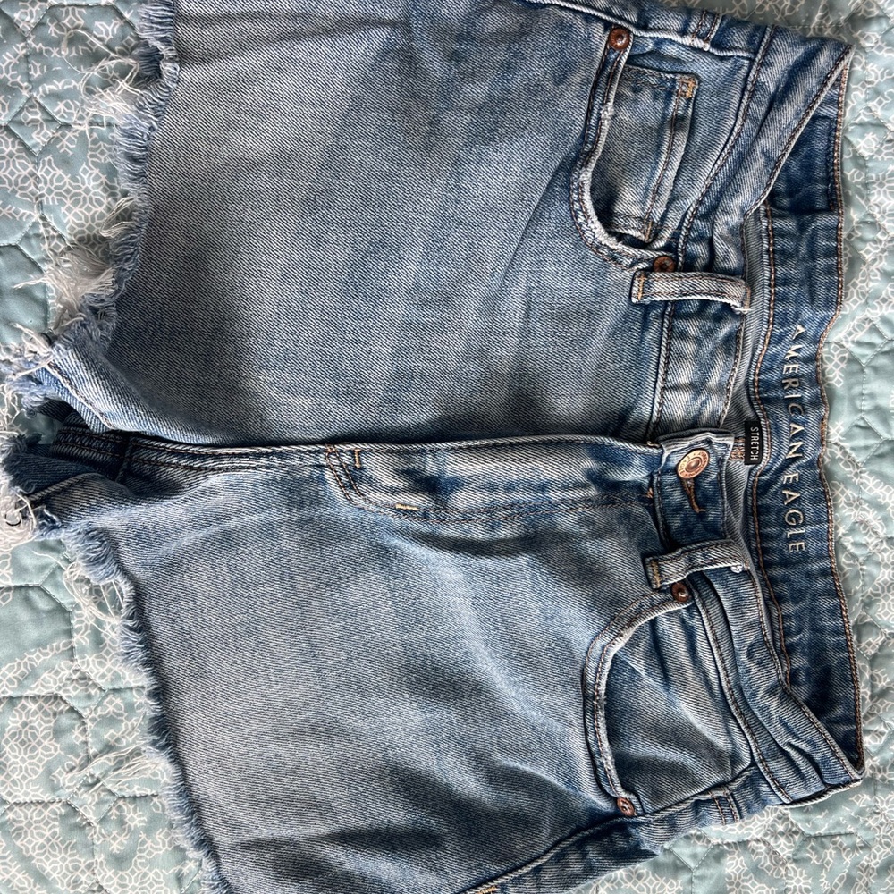 American Eagle Outfitters Light Blue Jean Shorts